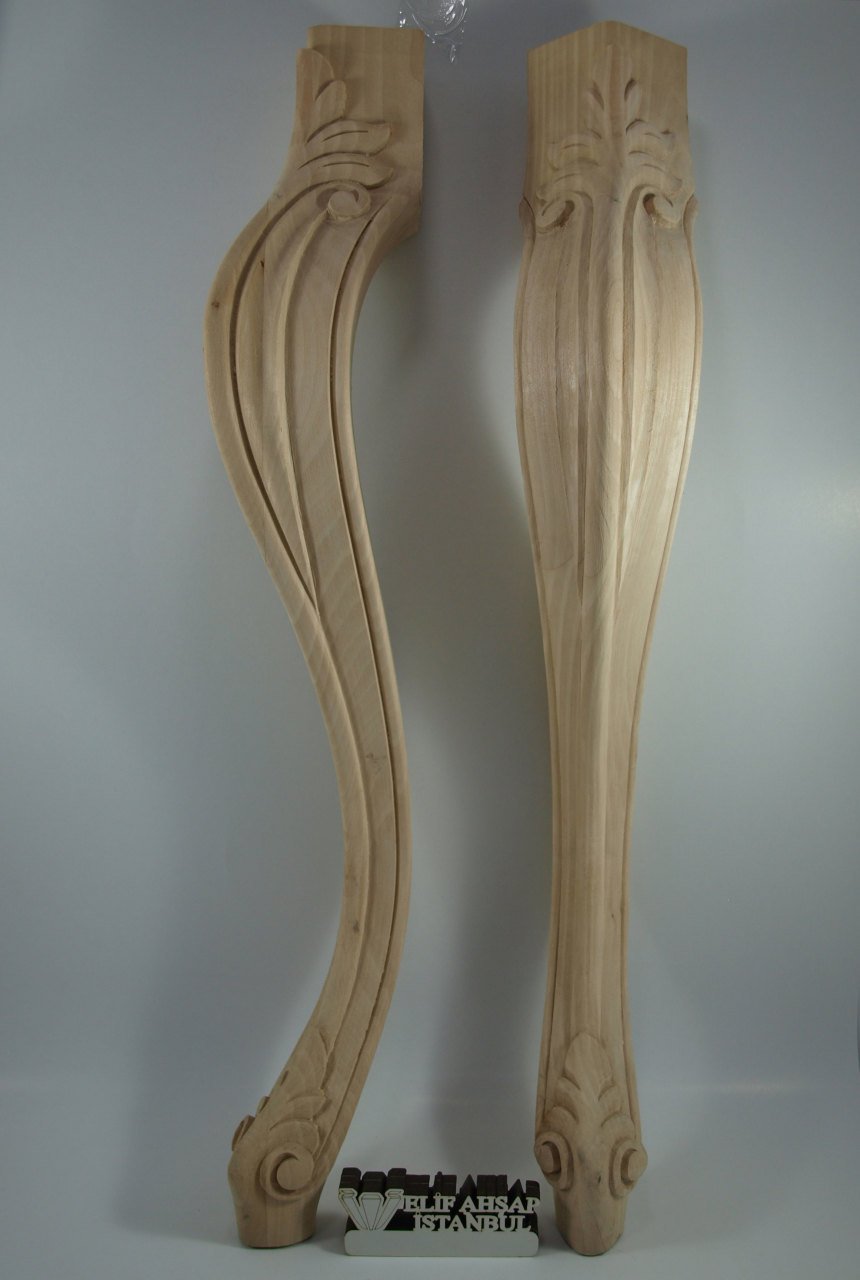 14x14x75 cm Oymalı Lükens Ayak