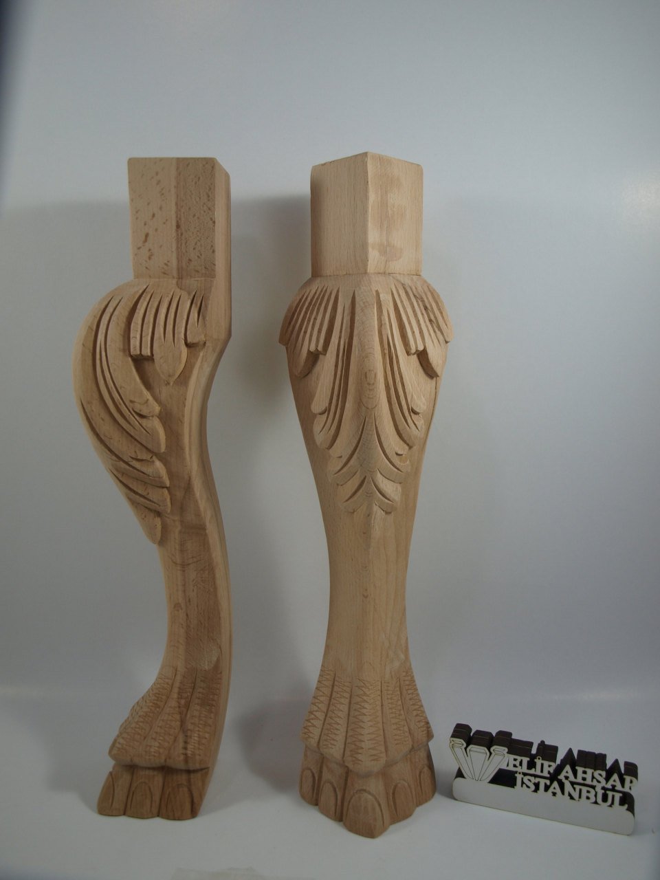 10x10x45 cm Oymalı Lükens Ayak
