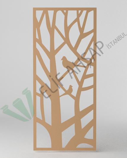 85x210 cm 8mm Ham Mdf Seperatör