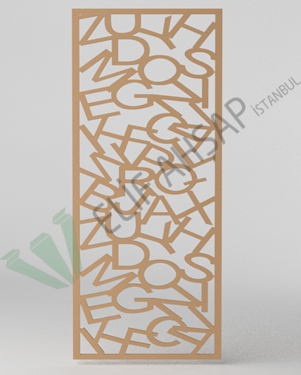 85x210 cm 8mm Ham Mdf Seperatör