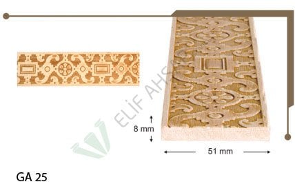 Ga 25  51mm Osmanlı desen