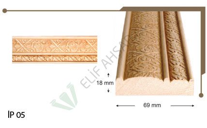 İP05  70mm Gül desen