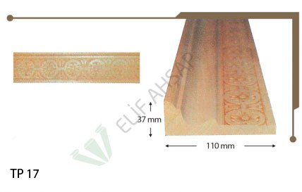 TP17  110mm Geniş Taç Papatya Desen