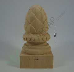 150x80 mm Ahşap Topuz (Ayous)