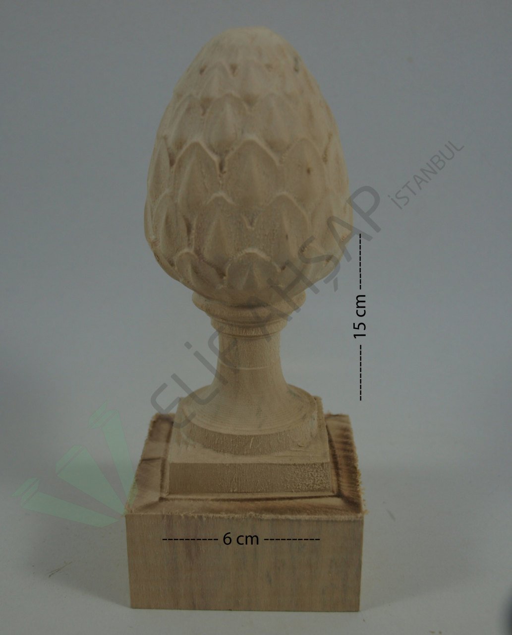 150x60 mm Ahşap Topuz (Ayous)