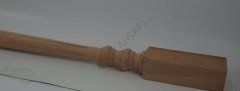 4x4x80 cm Torna Fitilli Şişe Model(kayın)