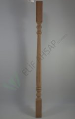 4x4x80 cm Torna Fitilli Şişe Model(kayın)